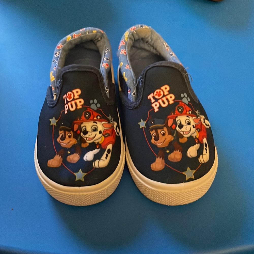 Paw and Patrol slip on shoes